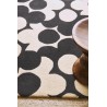 Tapis de salon en laine Puzzle Flower