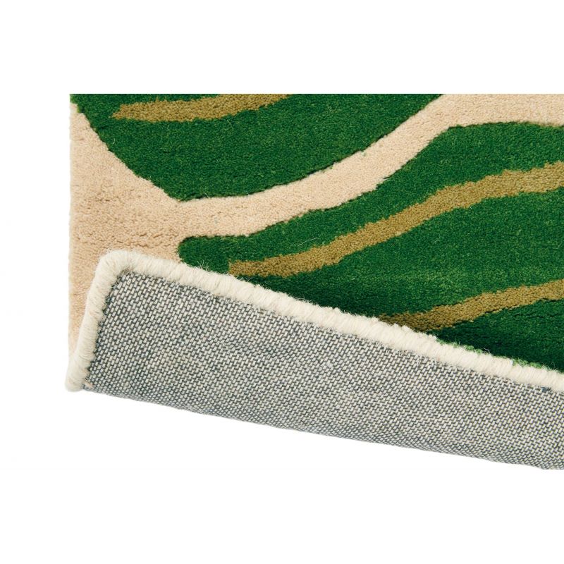 Tapis de salon en pure laine Manila motif jungle