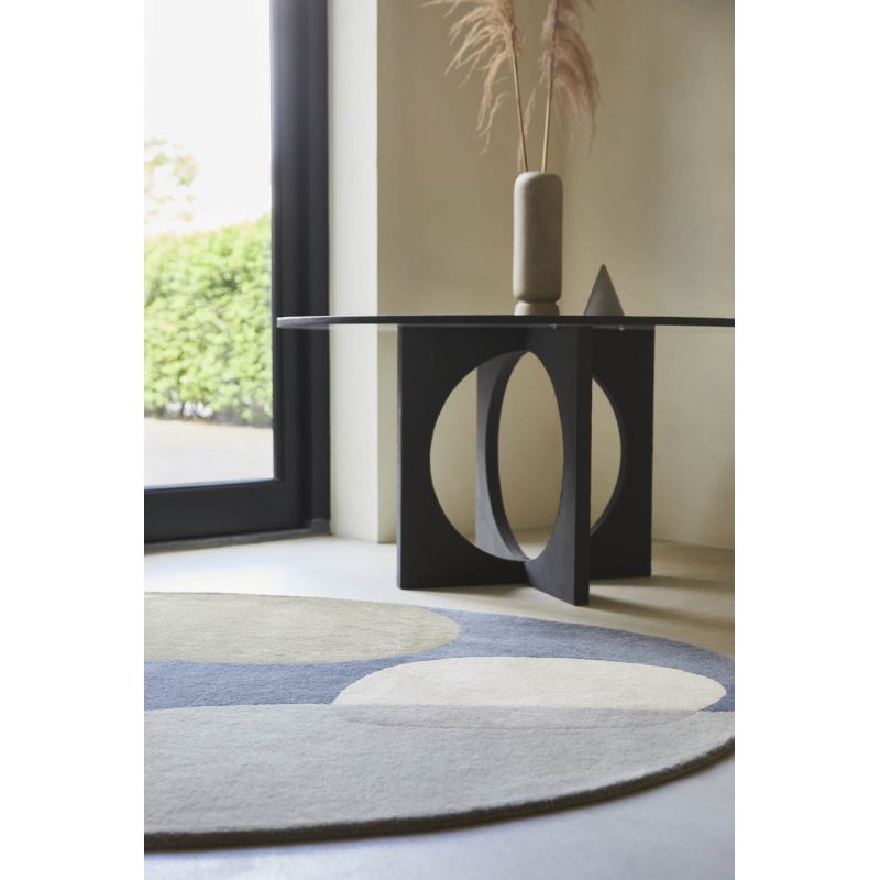 Tapis design haut de gamme forme originale pure laine Miller automne 