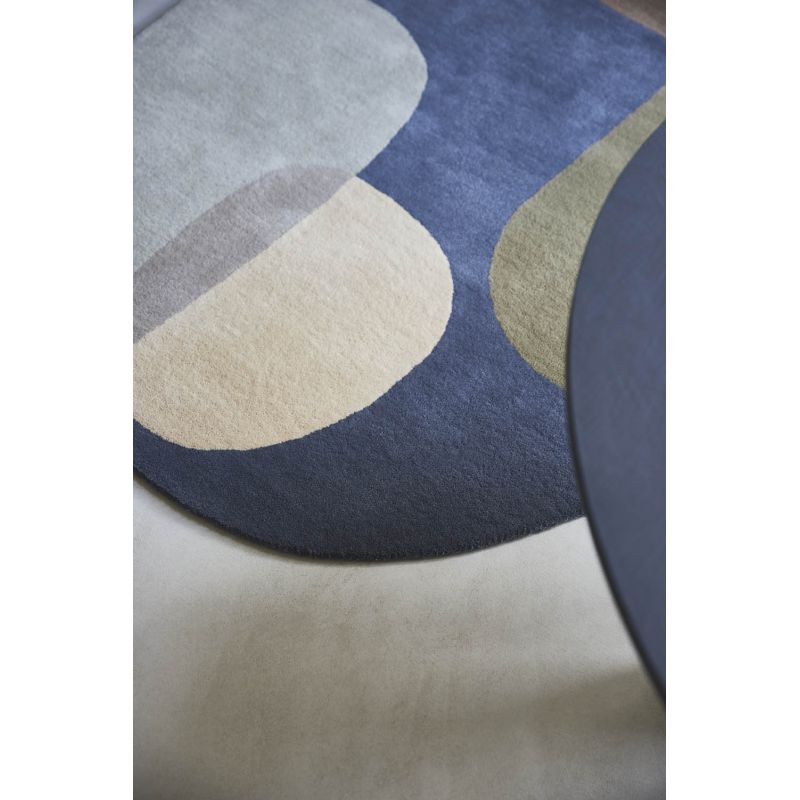 Tapis design haut de gamme forme originale pure laine Miller automne 