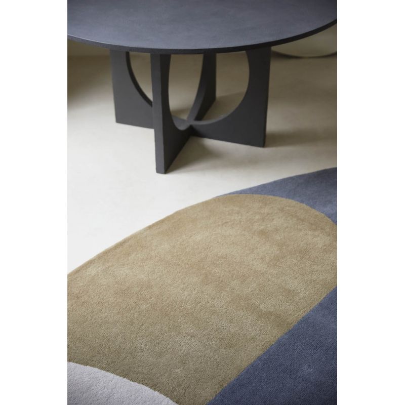 Tapis design haut de gamme forme originale pure laine Miller automne 
