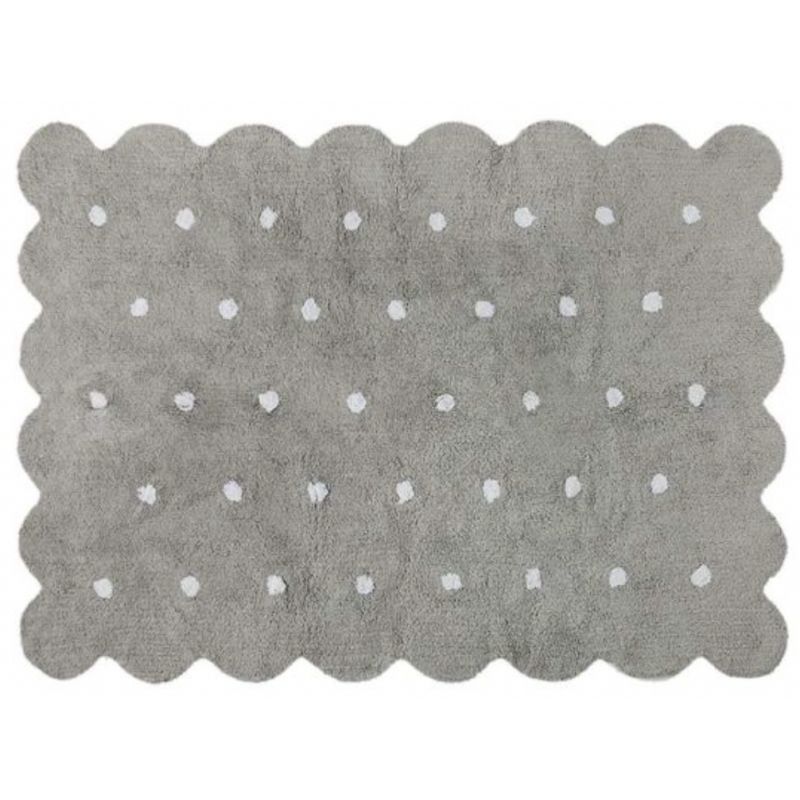 Tapis Lavable Biscuit Gris - LORENA CANALS