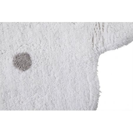Tapis de salle de bain Lavable Biscuit Rond Blanc Tapis de salle de bain Lavable Biscuit Rond Blanc