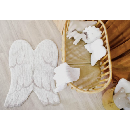 Tapis chambre de bébé ailes d'ange Tapis chambre de bébé ailes d'ange
