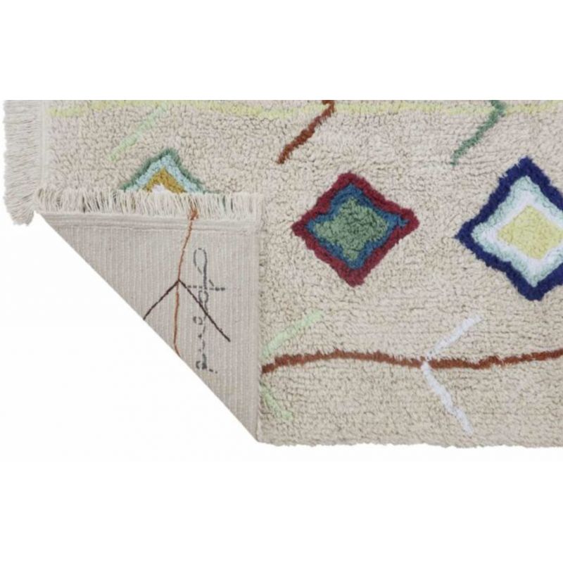 Tapis en coton livable Mini Kaarol