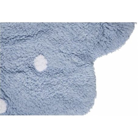 Tapis Lavable Biscuit Rond bleu Tapis Lavable Biscuit Rond bleu