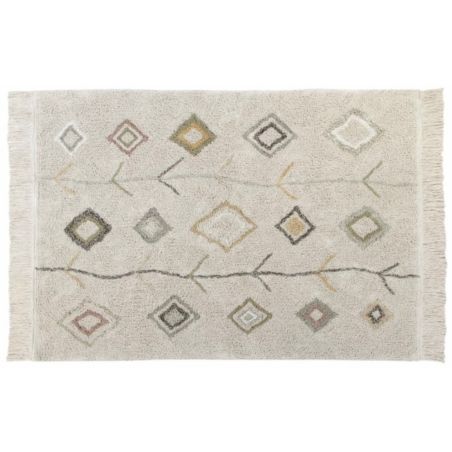 Tapis Berbère en Coton Kaarol terre Tapis Berbère en Coton Kaarol terre
