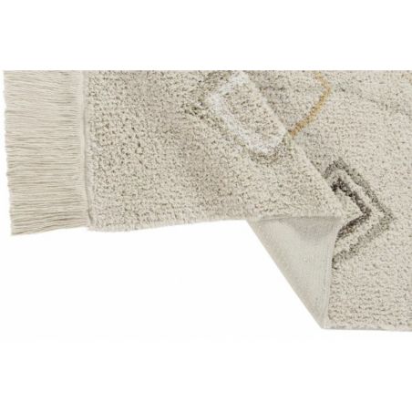 Tapis Berbère en Coton Kaarol terre Tapis Berbère en Coton Kaarol terre