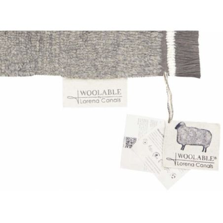 Tapis en laine Steppe Mouton Gris Tapis en laine Steppe Mouton Gris