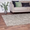 Tapis shaggy haut de gamme en polyester Cordoba greige