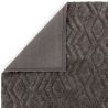 Tapis shaggy haut de gamme en polyester Cordoba gris anthracite