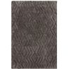 Tapis shaggy haut de gamme en polyester Cordoba gris anthracite