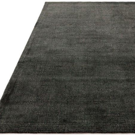 Tapis de salon tissé main en viscose Salta vert foncé Tapis de salon tissé main en viscose Salta vert foncé