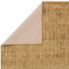Tapis moderne uni tissé main en viscose Salta caramel