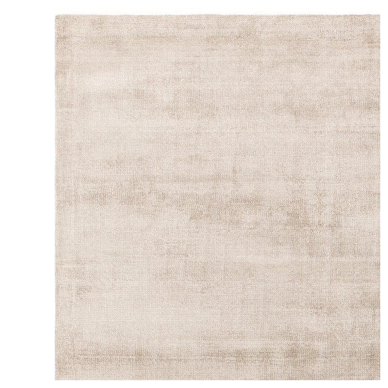 Tapis de salon tissé main en viscose Salta sable