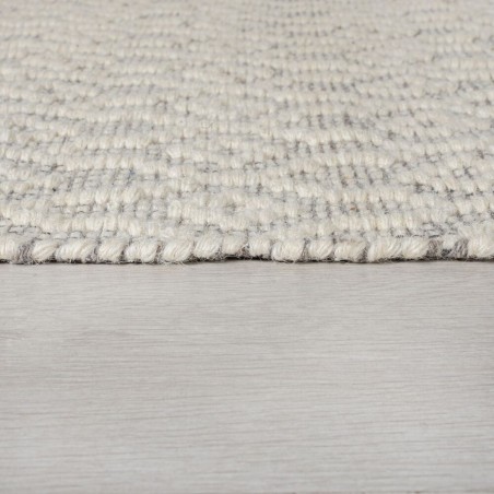 Tapis de laine Uno Gris 15x15 cm Échantillon - Tapis nature