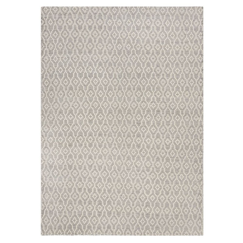 Tapis en laine tissé main gris et ivoire Dream - FLAIR RUGS