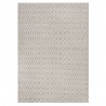 Tapis en laine naturelle tissé main Dream gris et ivoire
