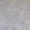 Tapis moderne uni tissé main en viscose Salta gris argent