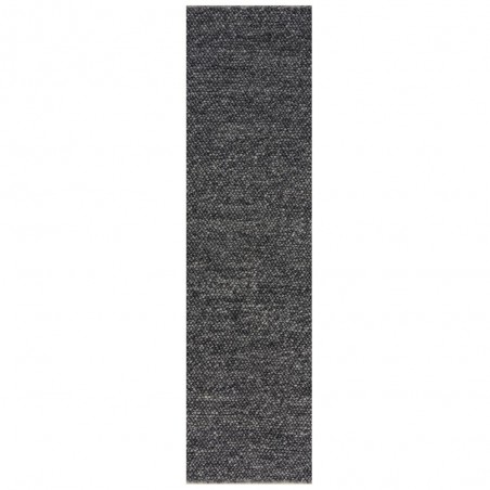 Tapis DESIGN Minerals en laine effet bulles Gris anthracite produit couloir runner Tapis DESIGN Minerals en laine effet bulles Gris anthracite produit couloir runner