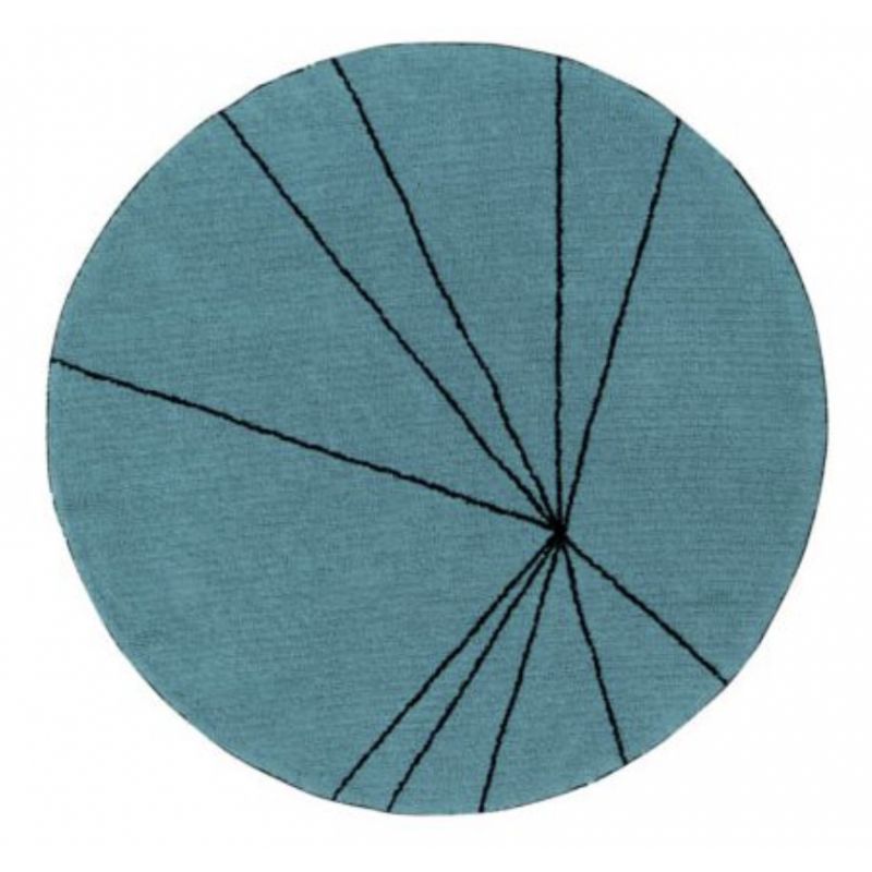Tapis Moderne Trace Petrole Lavable en Machine