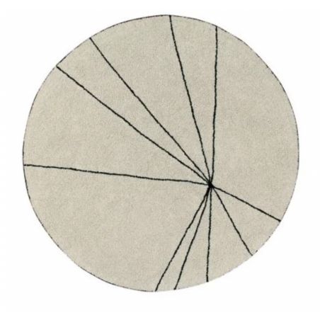 Tapis Moderne Trace Beige, Lavable en Machine Tapis Moderne Trace Beige, Lavable en Machine