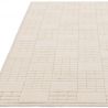 Tapis de salon moderne en laine de Nouvelle-Zélande Ushuaïa crème et beige