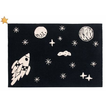 Tapis Moderne Universe, Lavable en Machine Tapis Moderne Universe, Lavable en Machine