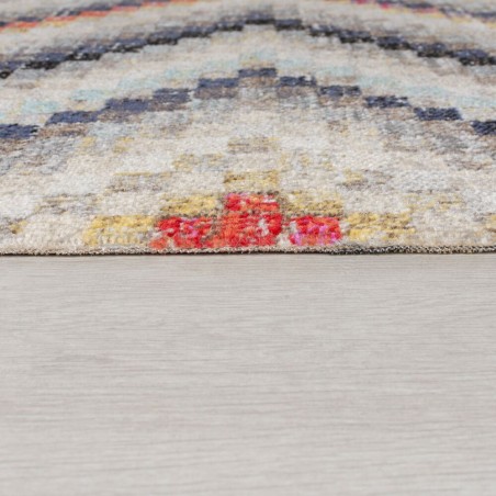 Tapis extérieur géométrique multicolore Frances coté Tapis extérieur géométrique multicolore Frances coté