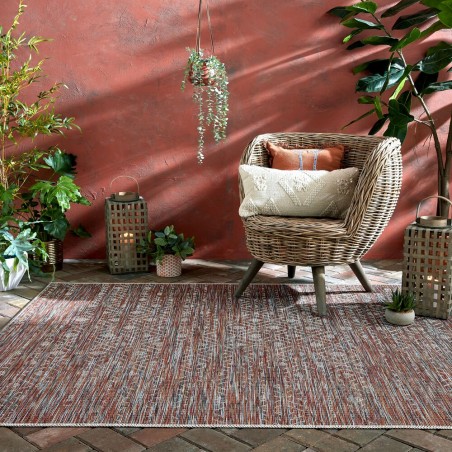Tapis exterieur LARINO Terracotta salon Tapis exterieur LARINO Terracotta salon