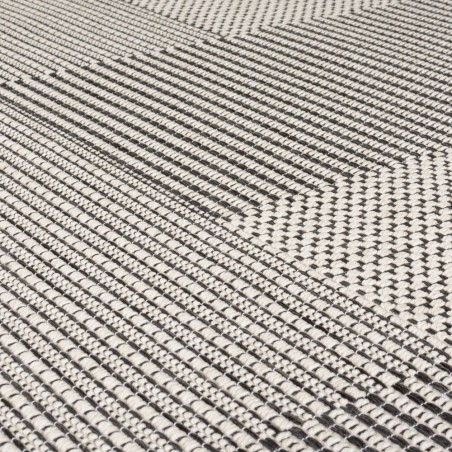 Tapis exterieur SORRENTO Noir gris blanc zoom Tapis exterieur SORRENTO Noir gris blanc zoom