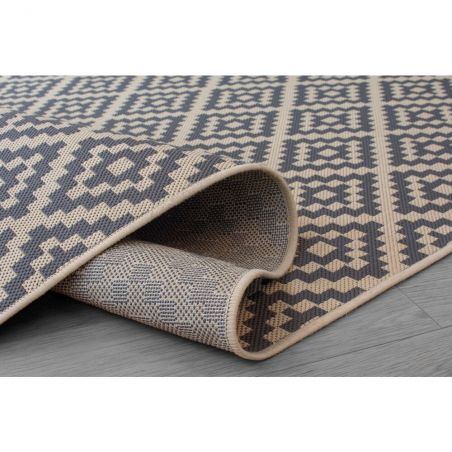 Tapis d'extérieur rectangulaire Moretti Beige et gris Tapis d'extérieur rectangulaire Moretti Beige et gris