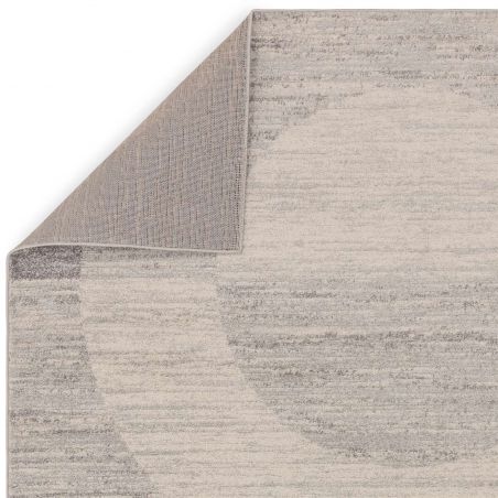 Tapis moderne art deco en polypropylène Junin nuances de gris Tapis moderne art deco en polypropylène Junin nuances de gris
