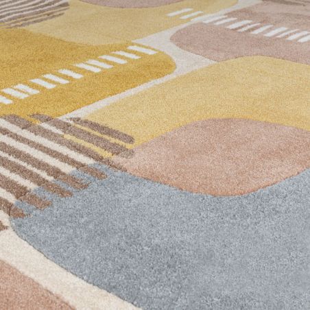 Tapis de salon Design Zest pop Ocre Tapis de salon Design Zest pop Ocre