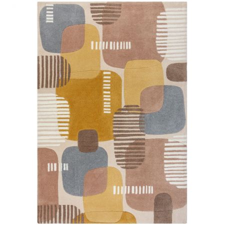 Tapis salon Design Zest pop Ocre Tapis salon Design Zest pop Ocre