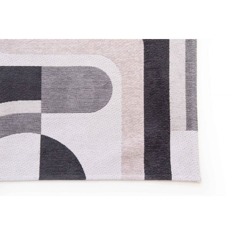 Tapis de bureau style art deco en polyester Module beige saxon