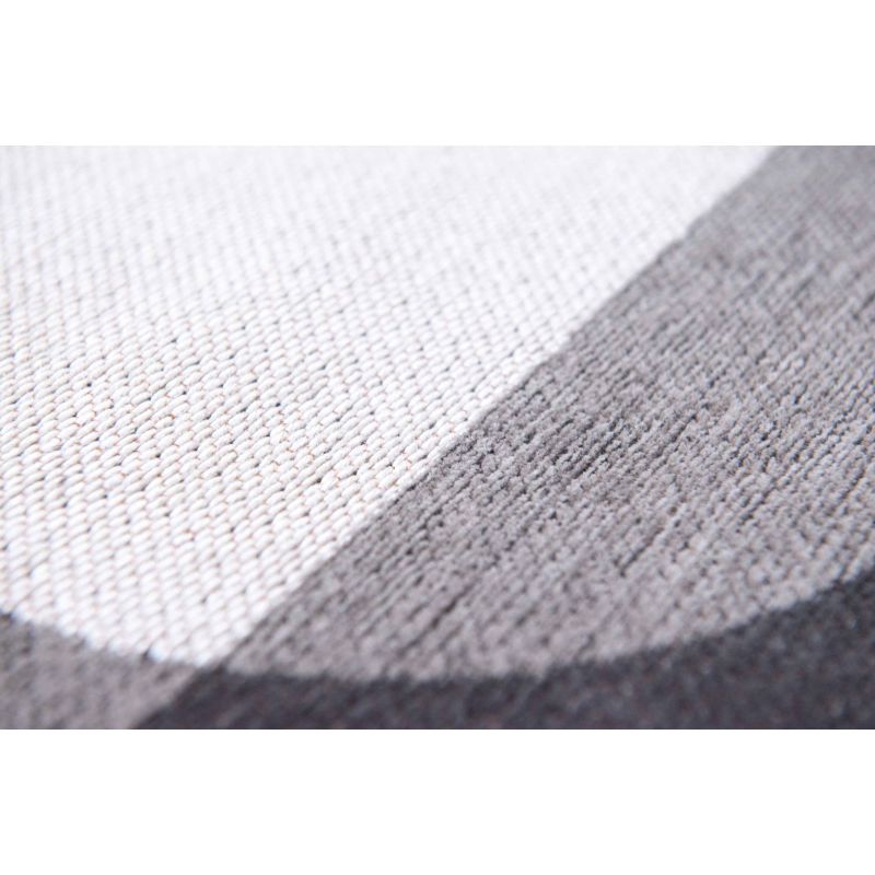 Tapis de bureau style art deco en polyester Module beige saxon