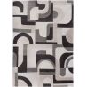 Tapis de bureau style art deco en polyester Module beige saxon