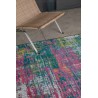 Tapis de Salon tissé plat Atlantic Streaks Jefferson Multicolore couleurs vives dos