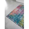 Tapis de Salon tissé plat Atlantic Streaks Jefferson Multicolore couleurs vives dos