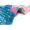 Tapis de Salon tissé plat Atlantic Streaks Jefferson Multicolore couleurs vives dos