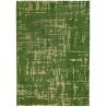 Tapis de salon moderne en polyester Baobab vert Perrier