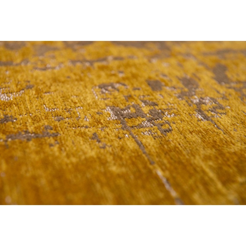 Tapis de Salon moderne tissé plat Mad Men Griff Liberty Gold détail