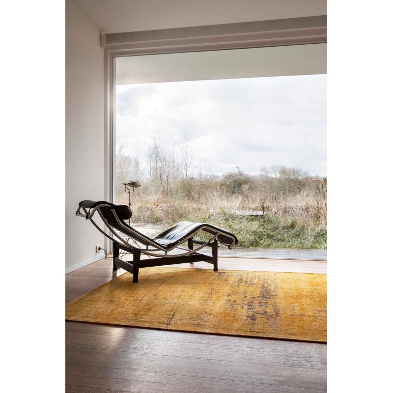 Tapis de Salon moderne tissé plat Mad Men Griff Liberty Gold salon