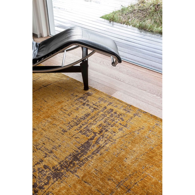 Tapis de Salon moderne tissé plat Mad Men Griff Liberty Gold séjour