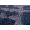 Tapis de salon moderne en polyester Baobab noir et gris anthracite