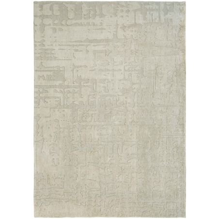 Tapis de bureau moderne en polyester Baobab beige