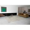 Tapis de bureau moderne en polyester Baobab beige