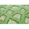 Tapis de salon design en polyester Trammel Alta Vert zoom