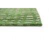 Tapis de salon design en polyester Trammel Alta Vert epaisseur